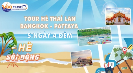 Tour Thái Lan: Bangkok – Pattaya 5N4Đ